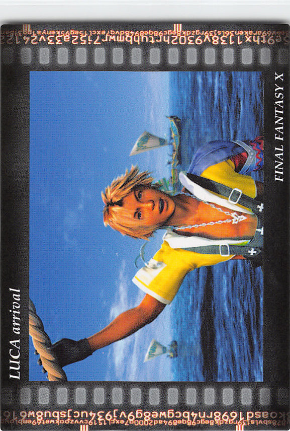 Final Fantasy Art Museum Trading Card - #499 Normal Art Museum Luca arrival (Final Fantasy X) (Tidus) - Cherden's Doujinshi Shop - 1