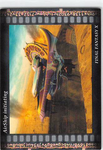 Final Fantasy Art Museum Trading Card - #510 Normal Art Museum AirShip initiating (Final Fantasy X) (Airship) - Cherden's Doujinshi Shop - 1