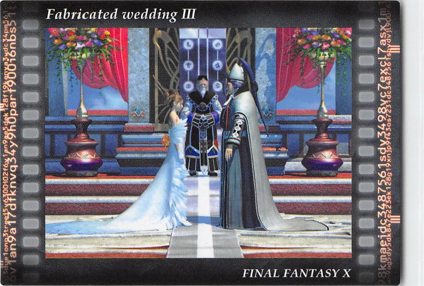 Final Fantasy Art Museum Trading Card - #513 Normal Art Museum Fabricated wedding III (Final Fantasy X) (Seymour Guado x Yuna) - Cherden's Doujinshi Shop - 1