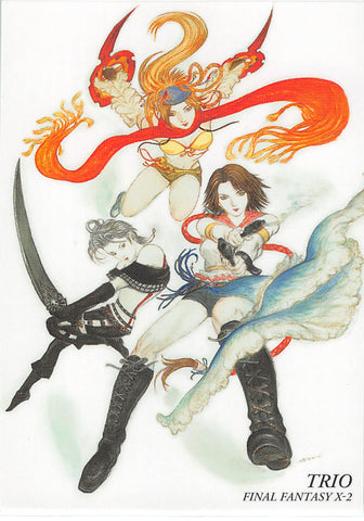 Final Fantasy Art Museum Trading Card - #560 Normal Art Museum Trio (Final Fantasy X-2) (Yuna) - Cherden's Doujinshi Shop - 1