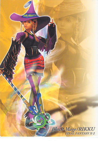 Final Fantasy Art Museum Trading Card - #590 Normal Art Museum Black Mage / Rikku (Final Fantasy X-2) (Rikku) - Cherden's Doujinshi Shop - 1