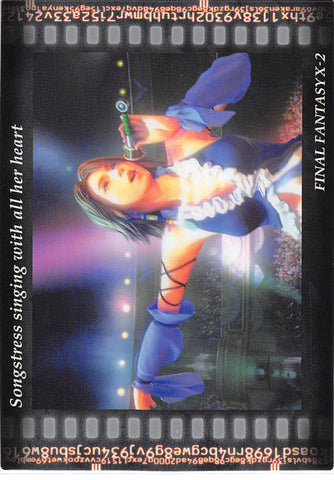 Final Fantasy Art Museum Trading Card - #613 Normal Art Museum Songstress singing with all her heart (Final Fantasy X-2) (Yuna) - Cherden's Doujinshi Shop - 1