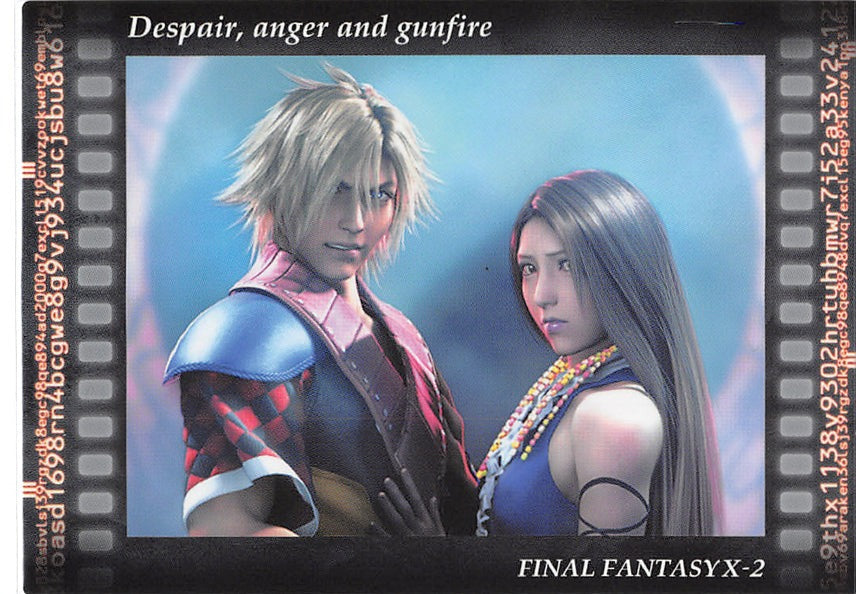 Final Fantasy Art Museum Trading Card - #628 Normal Art Museum Despair anger and gunfire (Final Fantasy X-2) (Shuyin x Lenne) - Cherden's Doujinshi Shop - 1