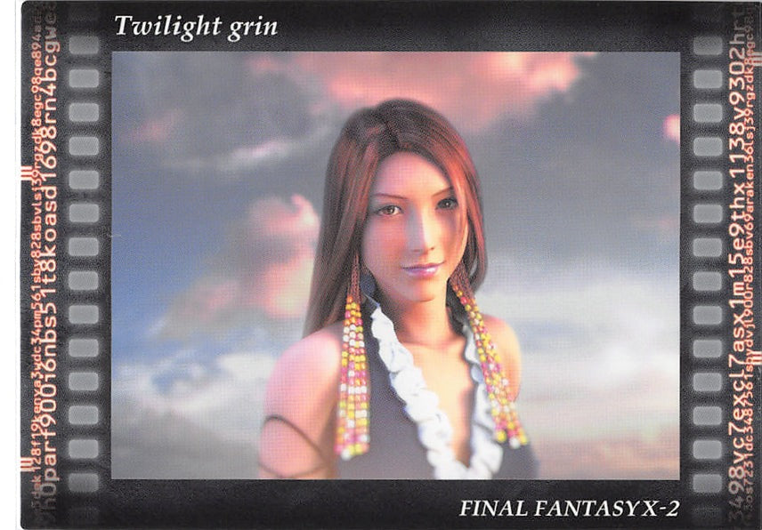 Final Fantasy Art Museum Trading Card - #629 Normal Art Museum Twilight grin (Final Fantasy X-2) (Lenne) - Cherden's Doujinshi Shop - 1