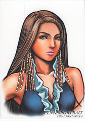 Final Fantasy Art Museum Trading Card - #634 Normal Art Museum Lenne / Portrait (Final Fantasy X-2) (Lenne) - Cherden's Doujinshi Shop - 1