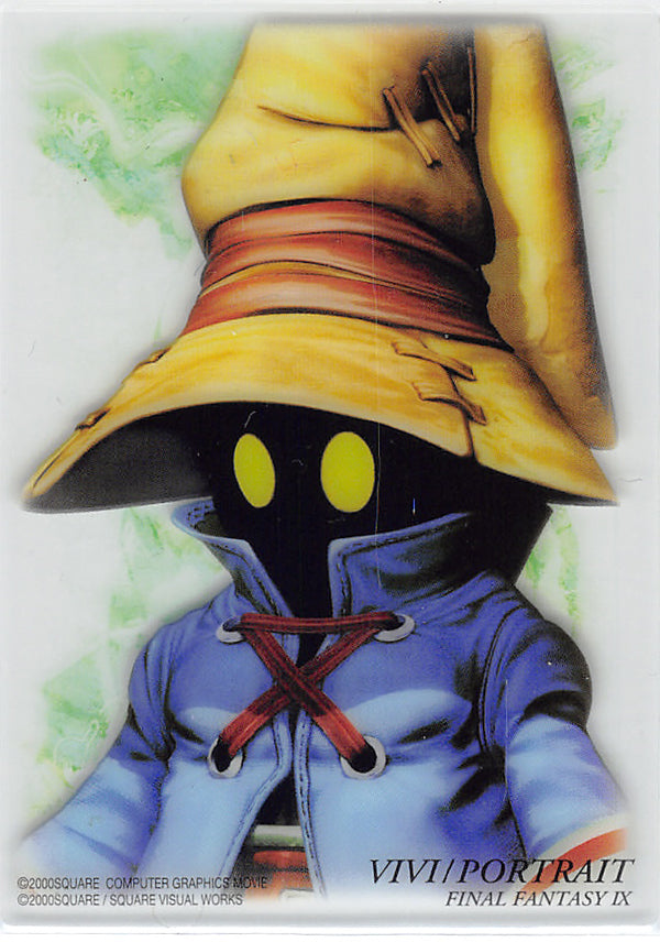 Final Fantasy Art Museum Trading Card - S-16 Normal Art Museum 7-11 Special Edition Part 1 Final Fantasy IX: Vivi / Portrait (Vivi Ornitier) - Cherden's Doujinshi Shop - 1