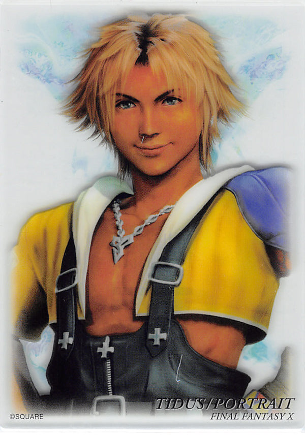 Final Fantasy Art Museum Trading Card - S-26 Normal Art Museum 7-11 Special Edition Part 1 Final Fantasy X: Tidus / Portrait (Tidus) - Cherden's Doujinshi Shop - 1