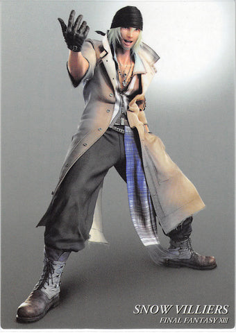 Final Fantasy Art Museum Trading Card - Kai #004 Normal Art Museum Snow Villiers (Final Fantasy XIII) (Snow Villiers) - Cherden's Doujinshi Shop - 1