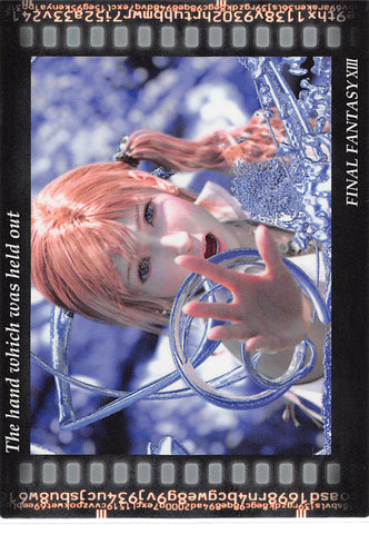 Final Fantasy Art Museum Trading Card - Kai #016 Normal Art Museum The hand which was held out (Final Fantasy XIII) (Serah Farron) - Cherden's Doujinshi Shop - 1