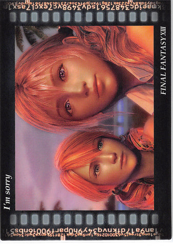 Final Fantasy Art Museum Trading Card - Kai #021 Normal Art Museum I'm sorry (Final Fantasy XIII) (Serah Farron) - Cherden's Doujinshi Shop - 1