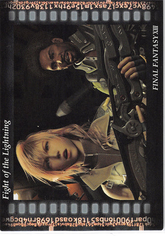 Final Fantasy Art Museum Trading Card - Kai #026 Normal Art Museum Fight of the Lightning (Final Fantasy XIII) (Lightning) - Cherden's Doujinshi Shop - 1
