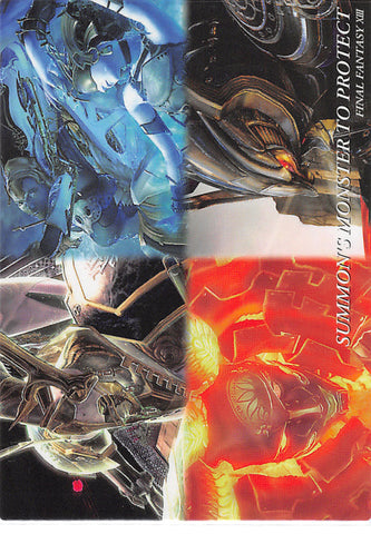Final Fantasy Art Museum Trading Card - Kai #050 Normal Art Museum Summon's Monster to Protect (Final Fantasy XIII) (Odin) - Cherden's Doujinshi Shop - 1
