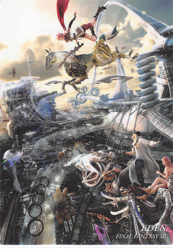 Final Fantasy Art Museum Trading Card - Kai #054 Normal Art Museum Eden (Final Fantasy XIII) (Lightning) - Cherden's Doujinshi Shop - 1