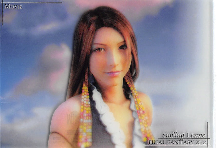 Final Fantasy Art Museum Trading Card - P-026 Normal Art Museum Premium Edition 7-11 Limited Edition X-2 Ver 2: Smiling Lenne Movie Card (Lenne) - Cherden's Doujinshi Shop - 1