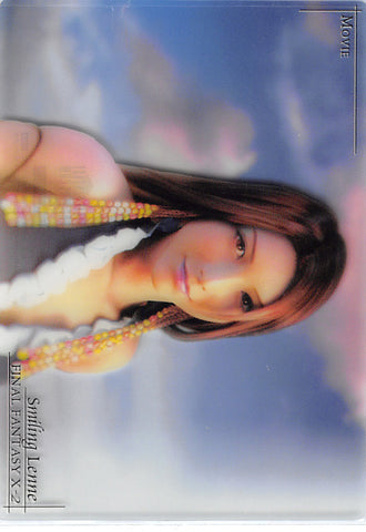 Final Fantasy Art Museum Trading Card - P-026 Normal Art Museum Premium Edition 7-11 Limited Edition X-2 Ver 2: Smiling Lenne Movie Card (Lenne) - Cherden's Doujinshi Shop - 1