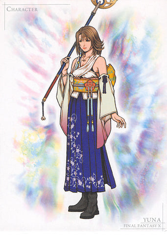 Final Fantasy Art Museum Trading Card - Special S-29 Normal Art Museum Yuna (Character) (Final Fantasy X) (Yuna) - Cherden's Doujinshi Shop - 1