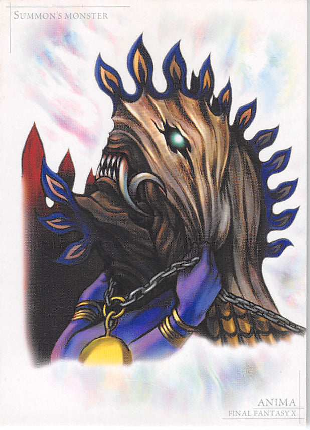 Final Fantasy Art Museum Trading Card - Special S-40 Normal Art Museum Anima (Summon's Monster) (Final Fantasy X) (Anima) - Cherden's Doujinshi Shop - 1