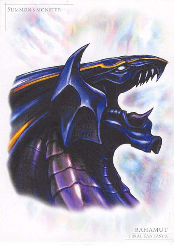 Final Fantasy Art Museum Trading Card - Special S-41 Normal Art Museum Bahamut (Summon's Monster) (Final Fantasy X) (Bahamut) - Cherden's Doujinshi Shop - 1