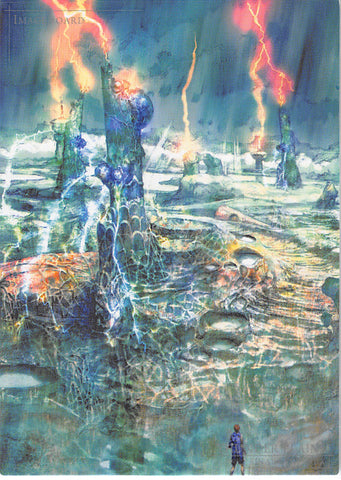 Final Fantasy Art Museum Trading Card - Special S-52 Normal Art Museum Thunder Plains (Image Board) (Final Fantasy X) (Thunder Plains) - Cherden's Doujinshi Shop - 1