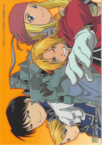 Fullmetal Alchemist Trading Card - 07 Carddass Masters Ed Al Winry Mustang and Hawkeye (Edward Elric) - Cherden's Doujinshi Shop - 1
