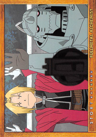 Fullmetal Alchemist Trading Card - Carddass Masters Part 2: 46 Story Card: Destruction's Right Hand (Edward Elric) - Cherden's Doujinshi Shop - 1