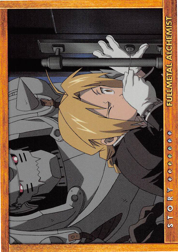 Fullmetal Alchemist Trading Card - Carddass Masters Part 2: 77 Story Card: Episode 29 The Untainted Child (Al x Ed) - Cherden's Doujinshi Shop - 1