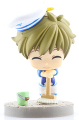 Free!  Iwatobi Swim Club Figurine - Petit Chara Land Putitto Marine Style Edition: Makoto Tachibana (Eyes Closed Version) (Makoto Tachibana) - Cherden's Doujinshi Shop - 1