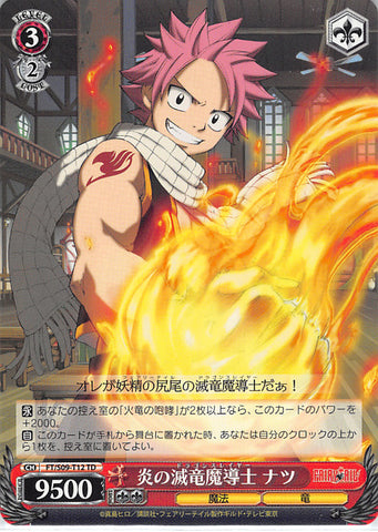 Fairy Tail Trading Card - FT/S09-T12 TD Weiss Schwarz Fire Dragon Slayer Mage Natsu (Natsu Dragneel) - Cherden's Doujinshi Shop - 1