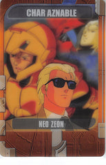 Gundam Char's Counterattack Trading Card - 9-29-751 Normal Wafer Choco Anniversary Card Vol. 3: Char Aznable (Char Aznable) - Cherden's Doujinshi Shop - 1