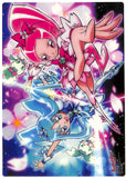 Glitter Force Pencil Board - Animage 2013.04 Promo Shitajiki Heartcatch Cure Blossom & Cure Marine (Tsubomi) - Cherden's Doujinshi Shop - 1