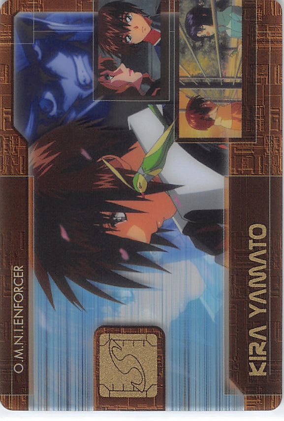Gundam Seed Trading Card - DX07-038-155 FOIL Wafer Choco Anniversary Card Deluxe: Kira Yamato (Kira Yamato) - Cherden's Doujinshi Shop - 1