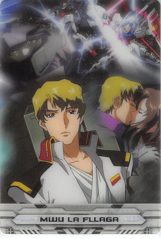 Gundam Seed Trading Card - GE03-042-051 Normal Wafer Choco EXTRA Edition: Mwu La Fllaga (Mu La Flaga) - Cherden's Doujinshi Shop - 1