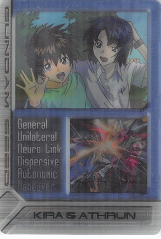 Gundam Seed Trading Card - S2-001-010 Lenticular Wafer Choco Kira & Athrun (Kira Yamato) - Cherden's Doujinshi Shop - 1