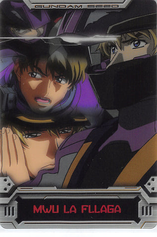 Gundam Seed Trading Card - S6-003-048 Normal Wafer Choco Mwu La Fllaga (Mu La Flaga) - Cherden's Doujinshi Shop - 1