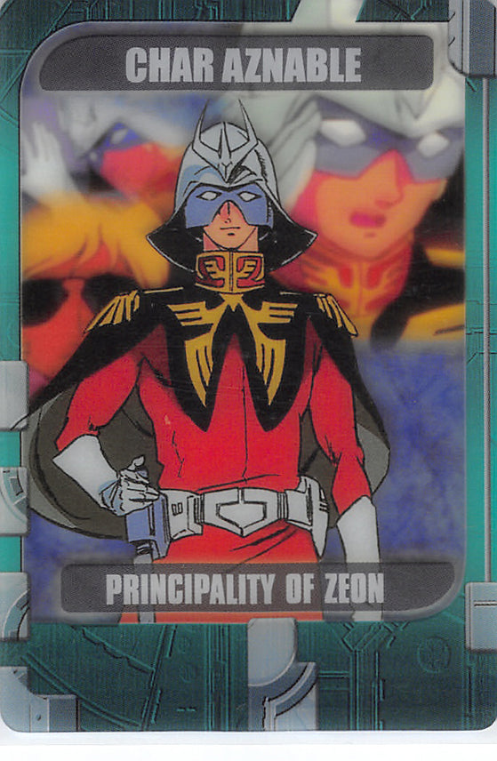 Mobile Suit Gundam Trading Card - 1-16-142s Normal Wafer Choco Anniversary Card Special Selection: Char Aznable (Char Aznable) - Cherden's Doujinshi Shop - 1