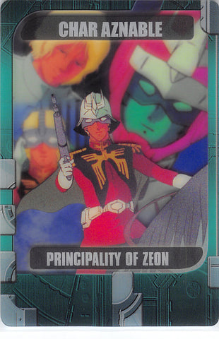 Mobile Suit Gundam Trading Card - 1-55-699 Normal Wafer Choco Anniversary Card Vol. 3: Char Aznable (Char Aznable) - Cherden's Doujinshi Shop - 1