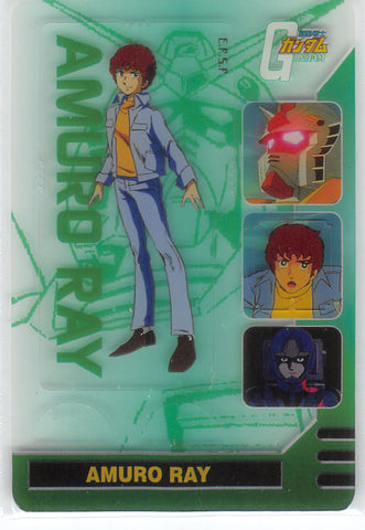Mobile Suit Gundam Trading Card - DX01-001-001 Normal Wafer Choco Anniversary Card Deluxe Vol. 1: Amuro Ray (Amuro Ray) - Cherden's Doujinshi Shop - 1