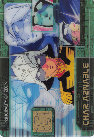 Mobile Suit Gundam Trading Card - DX07-082-316 FOIL Wafer Choco Anniversary Card Deluxe Vol. 2: Char Aznable (Char Aznable) - Cherden's Doujinshi Shop - 1