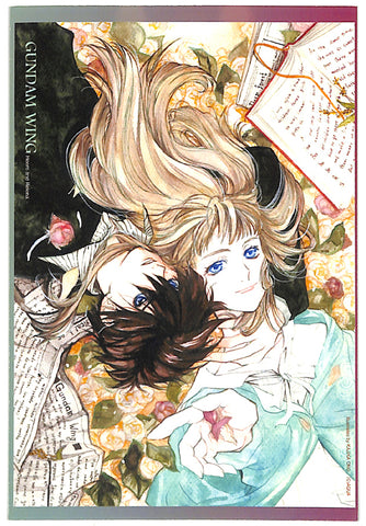Gundam Wing Postcard - Aqua Postcard Heero x Relena Fairy Tale (Heero x Relena) - Cherden's Doujinshi Shop - 1