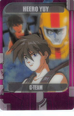 Gundam Wing Trading Card - 6-10-172 Normal Wafer Choco Anniversary Card Vol. 1: Heero Yuy (Heero Yuy) - Cherden's Doujinshi Shop - 1