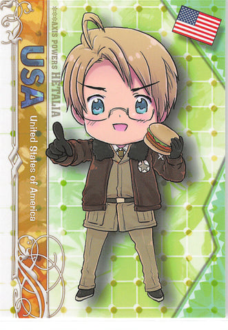 Hetalia Axis Powers Trading Card - No.05 Normal Frontier Works World Mission-05 USA (2008) (USA) - Cherden's Doujinshi Shop - 1