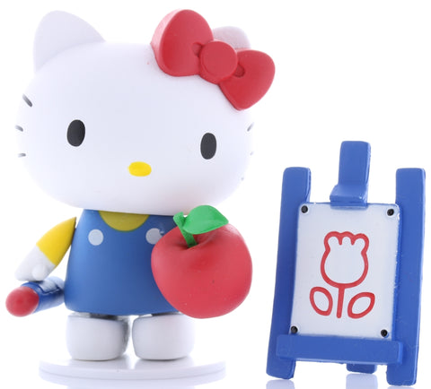 Hello Kitty Figurine - Kaiyoko Revoltech Hello Kitty (Apple Crayon and Easel Version) (Hello Kitty) - Cherden's Doujinshi Shop - 1