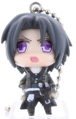 Hakuoki:  Demon of the Fleeting Blossom Keychain - Deformed Mini Figure Series Chibi Character Mascot: Toshizo Hijikata (Toshizo Hijikata) - Cherden's Doujinshi Shop - 1