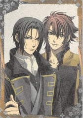 Hakuoki Trading Card - SP 3 SP Frontier Works (FOIL) Toshizo Hijikata and Soji Okita (Record of the Jade Blood: Truth (2) Washi Paper Version) (Toshizo Hijikata) - Cherden's Doujinshi Shop - 1