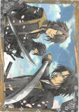 Hakuoki Trading Card - SP 8 SP Frontier Works (FOIL) Toshizo Hijikata Soji Okita and Hajime Saito (Record of the Jade Blood: Truth (2) Washi Paper Version) (Toshizo Hijikata) - Cherden's Doujinshi Shop - 1