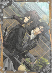 Hakuoki Trading Card - SP 9 SP Frontier Works (FOIL) Toshizo Hijikata and Soji Okita (Record of the Jade Blood: Truth (2) Washi Paper Version) (Toshizo Hijikata) - Cherden's Doujinshi Shop - 1