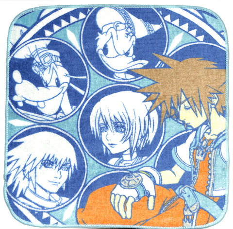 Kingdom Hearts Towel - Sora Riku Kairi Donald Goofy Hand Towel Ichiban Kuji Prize E (Sora) - Cherden's Doujinshi Shop - 1