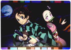 Demon Slayer Pencil Board - Ichiban Kuji Kimetsu no Yaiba 4 H Prize Metallic Art Panel 9 Tanjiro and Nezuko Kamado (Tanjiro Kamado) - Cherden's Doujinshi Shop - 1