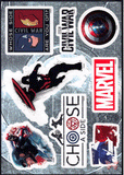 Marvel Universe Sticker - Marvel Captain America Civil War Happy Kuji Sticker Sheet H Prize Type 05 (Iron Man) - Cherden's Doujinshi Shop - 1