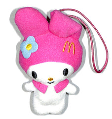 My Melody Strap - McDonald's Happy Set Plush Strap Melody Blue Flower (Melody) - Cherden's Doujinshi Shop - 1